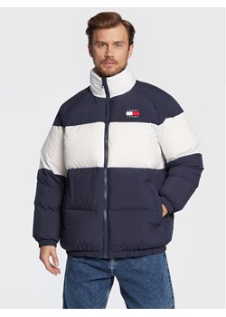 Tommy Jeans Kurtka puchowa Authentic Serif DM0DM14400 Granatowy Regular Fit ze sklepu MODIVO w kategorii Kurtki męskie - zdjęcie 182603405