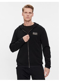 EA7 Emporio Armani Bluza 6RPM69 PJG1Z 1200 Czarny Regular Fit ze sklepu MODIVO w kategorii Bluzy męskie - zdjęcie 182603415