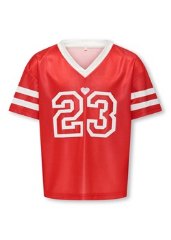 Kids ONLY T-Shirt Lulu 15354971 Czerwony Regular Fit ze sklepu MODIVO w kategorii T-shirty chłopięce - zdjęcie 182603419