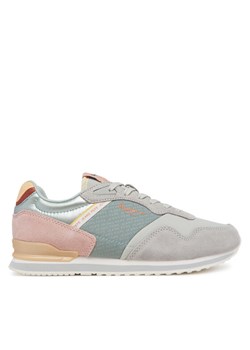 Pepe Jeans Sneakersy PLS40045 Szary ze sklepu MODIVO w kategorii Buty sportowe damskie - zdjęcie 182603477