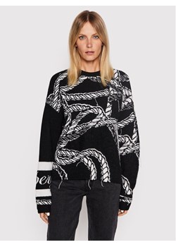 Iceberg Sweter 22II2P0A0247079 Czarny Regular Fit ze sklepu MODIVO w kategorii Swetry damskie - zdjęcie 182603568