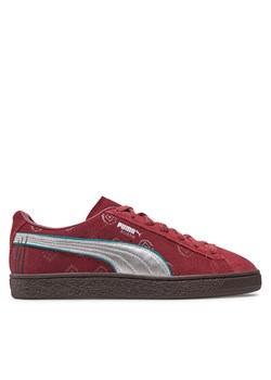 Puma Sneakersy Suede 2 ONE PIECE 396521 01 Bordowy ze sklepu MODIVO w kategorii Buty sportowe męskie - zdjęcie 182603586