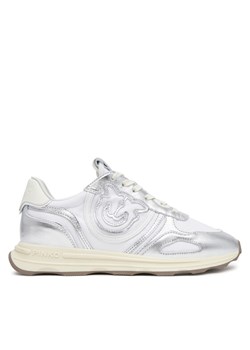 PINKO Sneakersy Zoe 01 SS0087P085 Srebrny ze sklepu MODIVO w kategorii Buty sportowe damskie - zdjęcie 182603625