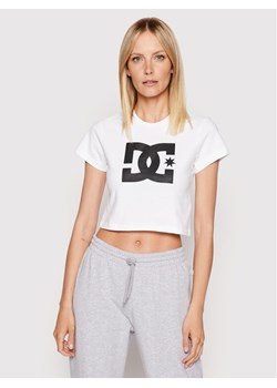 DC T-Shirt Star ADJZT03035 Biały Regular Fit ze sklepu MODIVO w kategorii Bluzki damskie - zdjęcie 182603648