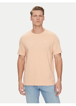 Guess T-Shirt M4YI0A KCCM1 Pomarańczowy Regular Fit ze sklepu MODIVO w kategorii T-shirty męskie - zdjęcie 182603966