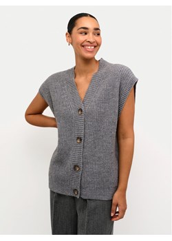 Kaffe Kardigan Nellia 10508966 Szary Regular Fit ze sklepu MODIVO w kategorii Swetry damskie - zdjęcie 182604069
