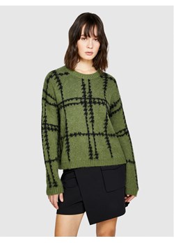 Sisley Sweter 1026L103P Zielony Boxy Fit ze sklepu MODIVO w kategorii Swetry damskie - zdjęcie 182604209