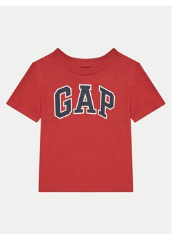 Gap T-Shirt 609749-05 Czerwony Regular Fit ze sklepu MODIVO w kategorii T-shirty chłopięce - zdjęcie 182604239