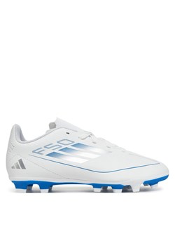 adidas Buty do piłki nożnej F50 Club Firm/Multi-Ground IE1310 Biały ze sklepu MODIVO w kategorii Buty sportowe dziecięce - zdjęcie 182604285