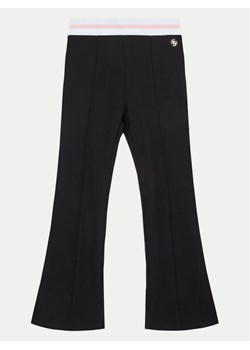 Guess Spodnie materiałowe J5RB02 KAUH0 Czarny Regular Fit ze sklepu MODIVO w kategorii Spodnie dziewczęce - zdjęcie 182604286