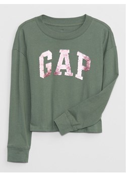 Gap Bluza 788206-02 Zielony Regular Fit ze sklepu MODIVO w kategorii Bluzy dziewczęce - zdjęcie 182604336