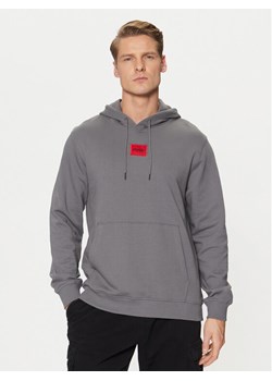 HUGO Bluza Daratschi214 50458700 Szary Regular Fit ze sklepu MODIVO w kategorii Bluzy męskie - zdjęcie 182604447