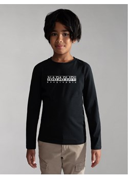 Napapijri Bluzka S-Box NP0A4GNI D Czarny Regular Fit ze sklepu MODIVO w kategorii T-shirty chłopięce - zdjęcie 182604489