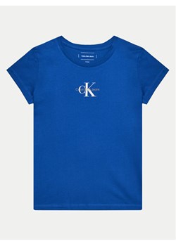 Calvin Klein Jeans T-Shirt IG0IG01470 Niebieski Slim Fit ze sklepu MODIVO w kategorii T-shirty chłopięce - zdjęcie 182604568