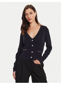 Morgan Kardigan 242-MGAYA Granatowy Regular Fit ze sklepu MODIVO w kategorii Swetry damskie - zdjęcie 182604649