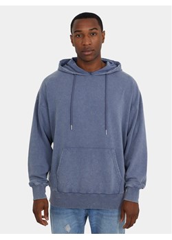 Brave Soul Bluza MSS-627RYLANDS Niebieski Straight Fit ze sklepu MODIVO w kategorii Bluzy męskie - zdjęcie 182604659