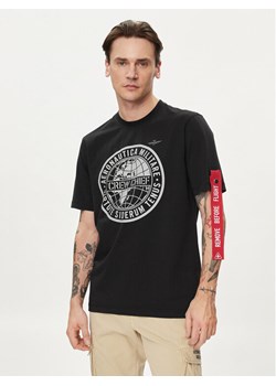 Aeronautica Militare T-Shirt 241TS2208J635 Czarny Regular Fit ze sklepu MODIVO w kategorii T-shirty męskie - zdjęcie 182604799