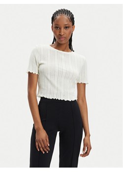 Noisy May T-Shirt Judy 27027990 Biały Slim Fit ze sklepu MODIVO w kategorii Bluzki damskie - zdjęcie 182604886