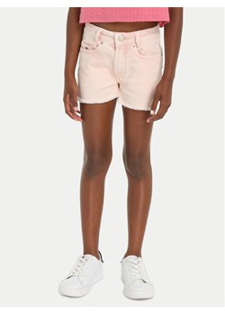 Tommy Hilfiger Szorty jeansowe Harper KG0KG07918 Różowy Relaxed Fit ze sklepu MODIVO w kategorii Spodenki dziewczęce - zdjęcie 182604949