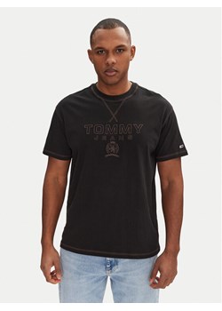 Tommy Jeans T-Shirt Tonal Crest DM0DM20805 Czarny Relaxed Fit ze sklepu MODIVO w kategorii T-shirty męskie - zdjęcie 182605067