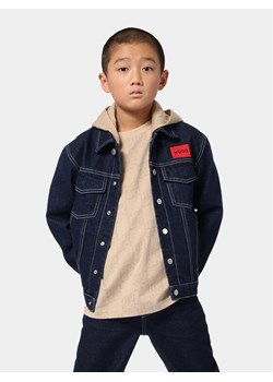 Hugo Kurtka jeansowa G00158 D Granatowy Regular Fit ze sklepu MODIVO w kategorii Kurtki chłopięce - zdjęcie 182605167