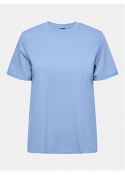 Pieces T-Shirt Ria 17086970 Niebieski Regular Fit ze sklepu MODIVO w kategorii Bluzki damskie - zdjęcie 182605169