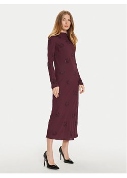 PINKO Sukienka wieczorowa 104335 A289 Bordowy Regular Fit ze sklepu MODIVO w kategorii Sukienki - zdjęcie 182605215