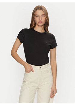 Calvin Klein T-Shirt K20K208049 Czarny Slim Fit ze sklepu MODIVO w kategorii Bluzki damskie - zdjęcie 182605257