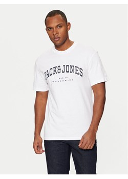 Jack&Jones T-Shirt 12257579 Biały Relaxed Fit ze sklepu MODIVO w kategorii T-shirty męskie - zdjęcie 182605315