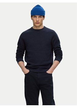Selected Homme Sweter 16094385 Granatowy Regular Fit ze sklepu MODIVO w kategorii Swetry męskie - zdjęcie 182605376