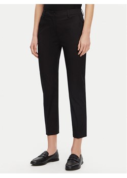 Weekend Max Mara Chinosy Cecco 2515131042 Czarny Slim Fit ze sklepu MODIVO w kategorii Spodnie damskie - zdjęcie 182605447