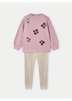Mayoral Komplet bluza i legginsy 4706 Różowy Regular Fit ze sklepu MODIVO w kategorii Komplety dziewczęce - zdjęcie 182605456