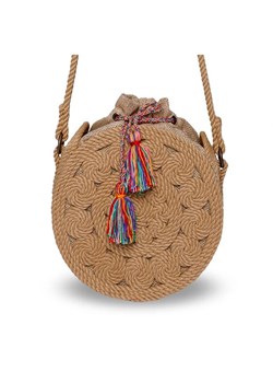 Bohonomad Torebka Bohobag BOHOBAG-06 Beżowy ze sklepu MODIVO w kategorii Torby letnie - zdjęcie 182605526