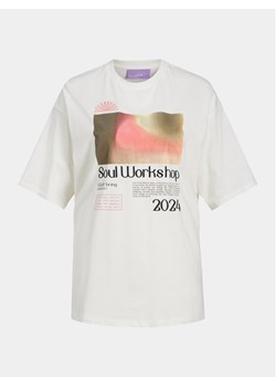 JJXX T-Shirt Paige 12252311 Biały Regular Fit ze sklepu MODIVO w kategorii Bluzki damskie - zdjęcie 182605575