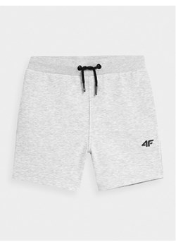 4F Szorty sportowe 4FJSS23TSHOM048 Szary Regular Fit ze sklepu MODIVO w kategorii Spodenki chłopięce - zdjęcie 182605645