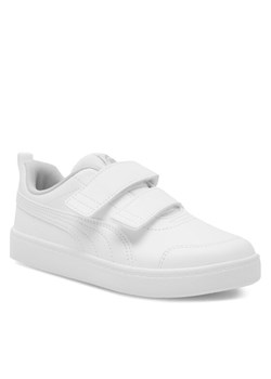 Puma Sneakersy Courtflex v2 V PS* 371543 04 Biały ze sklepu MODIVO w kategorii Trampki dziecięce - zdjęcie 182605679