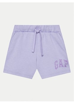 Gap Szorty sportowe 719777-04 Fioletowy Regular Fit ze sklepu MODIVO w kategorii Spodenki dziewczęce - zdjęcie 182605735