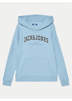 Jack&Jones Junior Bluza Caleb 12259564 Niebieski Relaxed Fit ze sklepu MODIVO w kategorii Bluzy chłopięce - zdjęcie 182605777