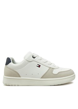 Tommy Hilfiger Sneakersy Low Cut Lace-Up Sneaker T3X9-33849-1269 M Biały ze sklepu MODIVO w kategorii Buty sportowe dziecięce - zdjęcie 182605947