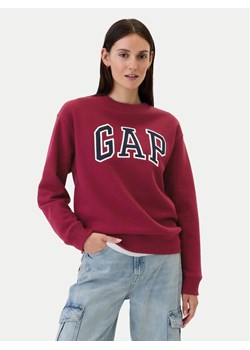 Gap Bluza 554936-37 Czerwony Regular Fit ze sklepu MODIVO w kategorii Bluzy damskie - zdjęcie 182605988