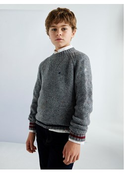 Mayoral Sweter 7390 Szary Regular Fit ze sklepu MODIVO w kategorii Swetry chłopięce - zdjęcie 182606065