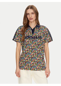 adidas Polo Liberty London Football JC7786 Kolorowy Loose Fit ze sklepu MODIVO w kategorii Bluzki damskie - zdjęcie 182606075