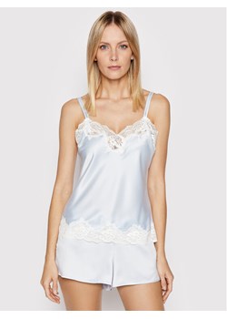 Lauren Ralph Lauren Piżama ILN11684 Błękitny Regular Fit ze sklepu MODIVO w kategorii Piżamy damskie - zdjęcie 182606076