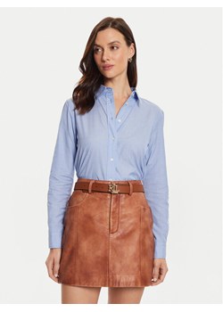 Lauren Ralph Lauren Koszula 200940254001 Błękitny Straight Fit ze sklepu MODIVO w kategorii Koszule damskie - zdjęcie 182606115