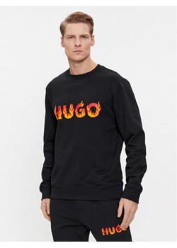 Hugo Bluza Ditmo 50504813 Czarny Regular Fit ze sklepu MODIVO w kategorii Bluzy męskie - zdjęcie 182606168