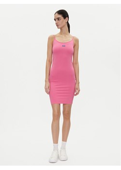HUGO Sukienka codzienna Narya 50538896 Różowy Slim Fit ze sklepu MODIVO w kategorii Sukienki - zdjęcie 182606208