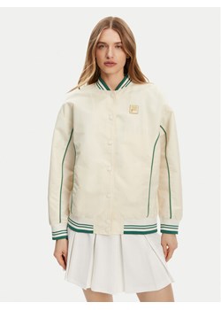 Fila Kurtka bomber Leme FAW0999 Écru Oversize ze sklepu MODIVO w kategorii Kurtki damskie - zdjęcie 182606278