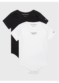 Calvin Klein Jeans Komplet 2 par body dziecięcych IN0IN00015 Kolorowy Regular Fit ze sklepu MODIVO w kategorii Body niemowlęce - zdjęcie 182606467