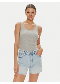 Gap Top 418366-00 Szary Regular Fit ze sklepu MODIVO w kategorii Bluzki damskie - zdjęcie 182606505