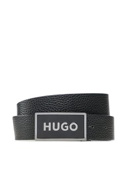 Hugo Pasek Męski 50492032 Czarny ze sklepu MODIVO w kategorii Paski męskie - zdjęcie 182606567